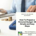 How To Prepare A Personal Budget