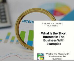 What is Short interest